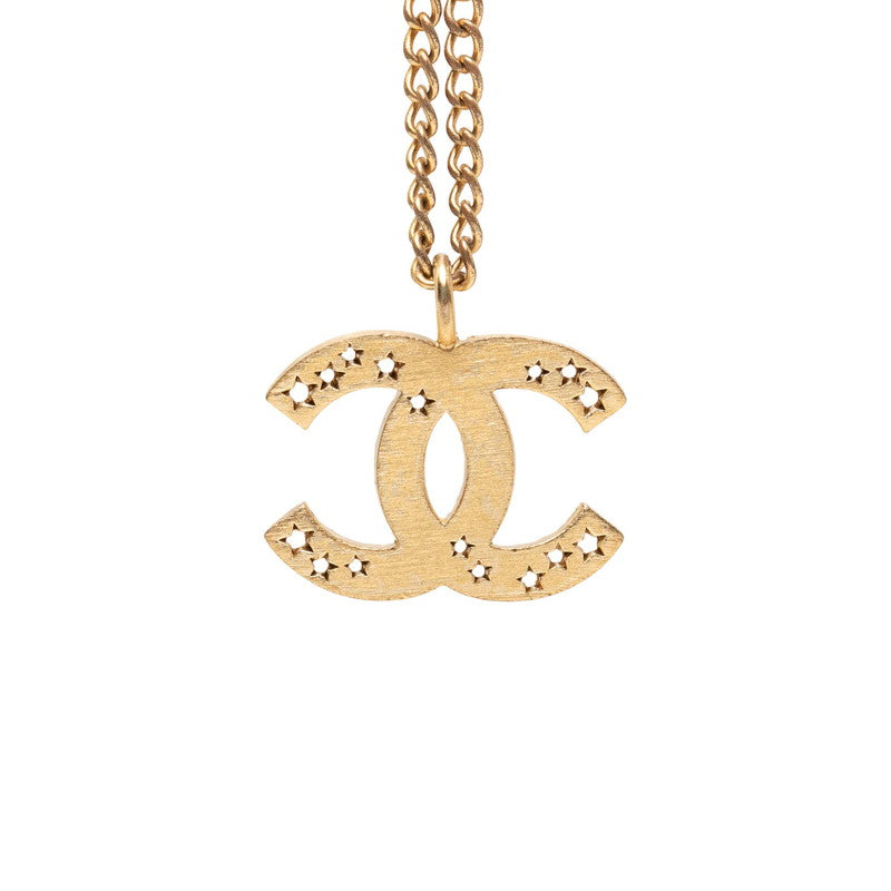 シャネル ココマーク ネックレス ゴールド メッキ レディース CHANEL 【中古】