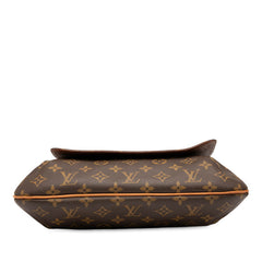 ルイ ヴィトン モノグラム ミュゼット 斜め掛け ショルダーバッグ M51256 ブラウン PVC レザー レディース LOUIS VUITTON 【中古】