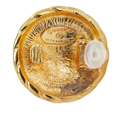 シャネル ココマーク ラウンド イヤリング ゴールド メッキ レディース CHANEL 【中古】