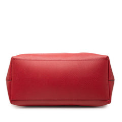 グッチ インターロッキングG トートバッグ ショルダーバッグ 2WAY 449660 ブラック レザー レディース GUCCI 【中古】