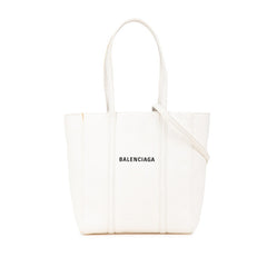 バレンシアガ エブリデイ トートバッグ ショルダーバッグ 2WAY 551810 ホワイト キャンバス レディース BALENCIAGA 【中古】