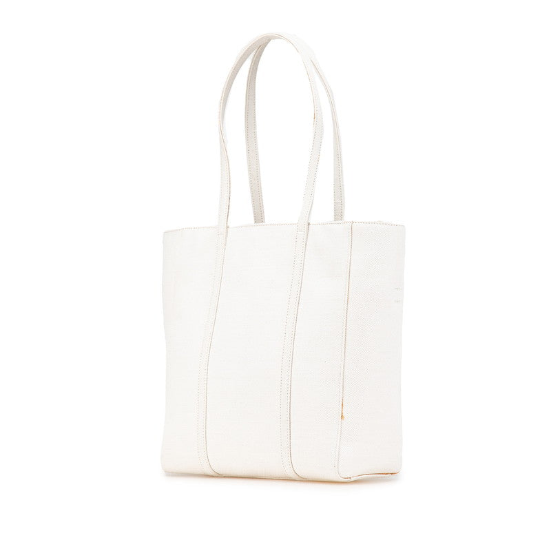 バレンシアガ エブリデイ トートバッグ ショルダーバッグ 2WAY 551810 ホワイト キャンバス レディース BALENCIAGA 【中古】