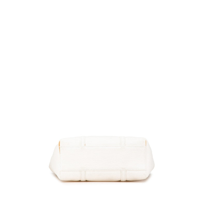 バレンシアガ エブリデイ トートバッグ ショルダーバッグ 2WAY 551810 ホワイト キャンバス レディース BALENCIAGA 【中古】
