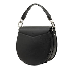 エム シー エム パトリシア サッチェル スタッズ ハンドバッグ ショルダーバッグ 2WAY ブラック レザー レディース MCM 【中古】