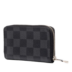 ルイ ヴィトン ダミエ グラフィット ジッピーコインパース コインケース 小銭入れ N63076 ブラック PVC レザー メンズ LOUIS VUITTON 中古