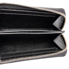 ルイ ヴィトン ダミエ グラフィット ジッピーコインパース コインケース 小銭入れ N63076 ブラック PVC レザー メンズ LOUIS VUITTON 中古