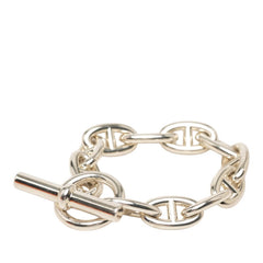 エルメス シェーヌダンクル GM 11コマ チェーン ブレスレット SV925 シルバー レディース HERMES 中古