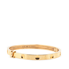 ルイ ヴィトン アンプラント LV バングル ブレスレット #16 Q95635 K18YG イエローゴールド レディース LOUIS VUITTON 【中古】