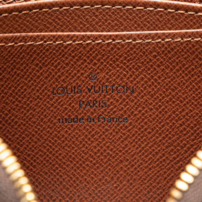 ルイ ヴィトン モノグラム ジッピー コインパース コインケース カードケース M60067 ブラウン PVC レザー レディース LOUIS VUITTON 【中古】
