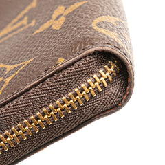 ルイ ヴィトン モノグラム ジッピー コインパース コインケース カードケース M60067 ブラウン PVC レザー レディース LOUIS VUITTON 【中古】
