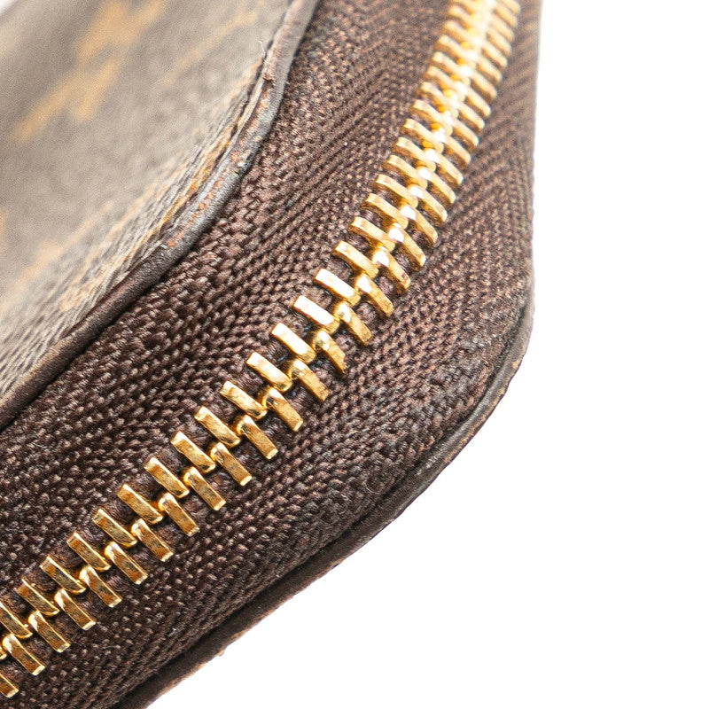 ルイ ヴィトン モノグラム ジッピー コインパース コインケース カードケース M60067 ブラウン PVC レザー レディース LOUIS VUITTON 【中古】