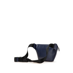 フェンディ バグズアイ ウエストバッグ ボディバッグ 7VA434 ネイビー レザー メンズ FENDI 【中古】