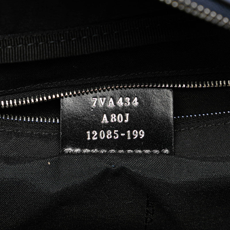 フェンディ バグズアイ ウエストバッグ ボディバッグ 7VA434 ネイビー レザー メンズ FENDI 【中古】