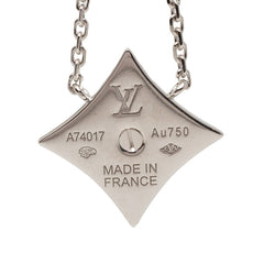 ルイ ヴィトン パンダンティフ スターブロッサム BB ネックレス Q93696 K18WG ホワイトゴールド グレーシェル レディース LOUIS VUITTON 【中古】