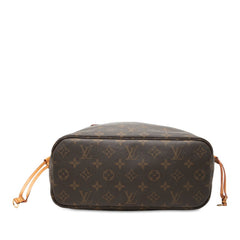 ルイ ヴィトン モノグラム ネヴァーフルPM ハンドバッグ トートバッグ M40155 ブラウン PVC レザー レディース LOUIS VUITTON 【中古】