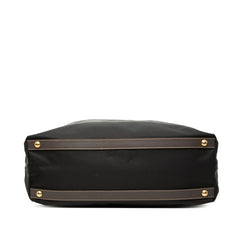 プラダ ハンドバッグ ショルダーバッグ 2WAY ブラック ブラウン ナイロン レザー レディース PRADA 【中古】