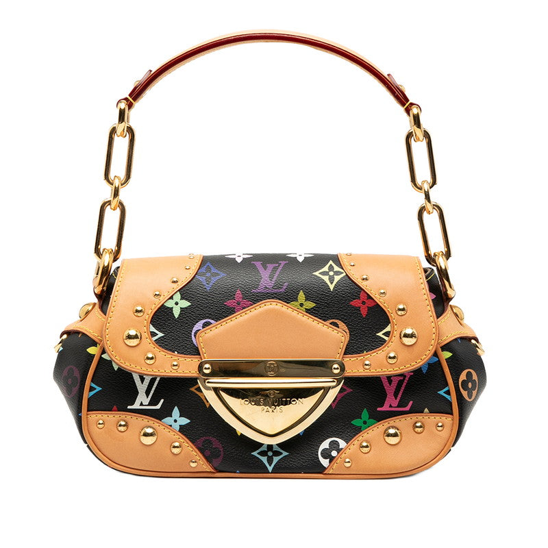 ルイ ヴィトン モノグラム マルチカラー マリリン チェーン ショルダーバッグ ハンドバッグ M40128 ブラック マルチカラー PVC レザー レディース LOUIS VUITTON 【中古】