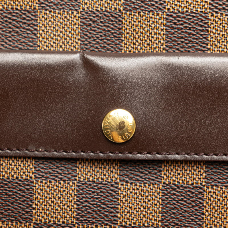 ルイ ヴィトン ダミエ オーバーニュ ショルダーバッグ N51129 ブラウン PVC レザー レディース LOUIS VUITTON 【中古】