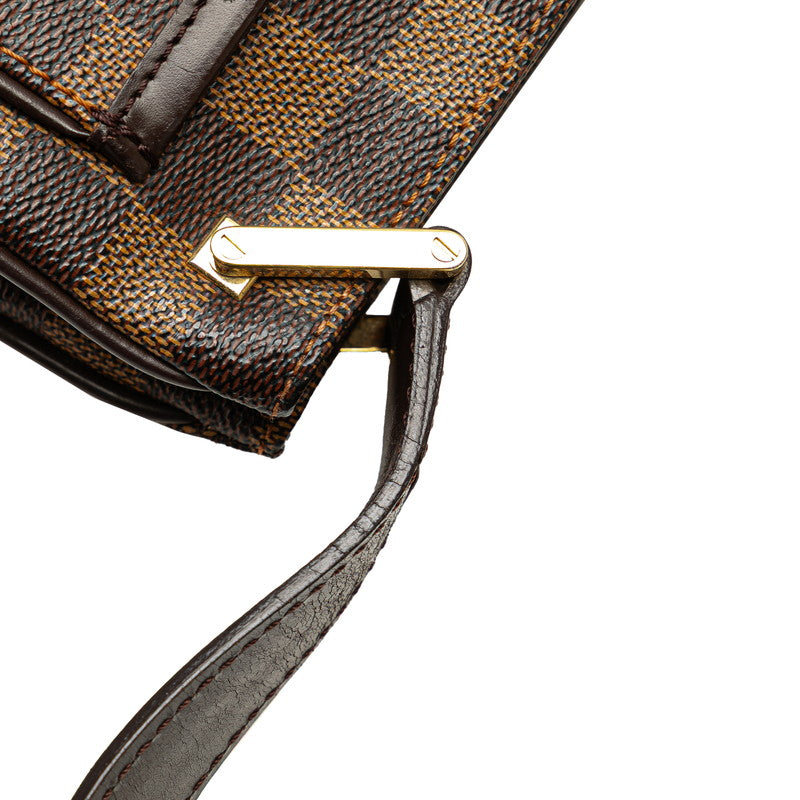 ルイ ヴィトン ダミエ オーバーニュ ショルダーバッグ N51129 ブラウン PVC レザー レディース LOUIS VUITTON 【中古】