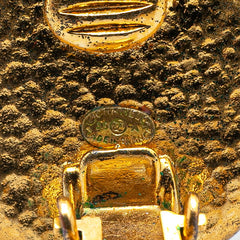 シャネル ココマーク ラウンド イヤリング ゴールド メッキ レディース CHANEL 【中古】