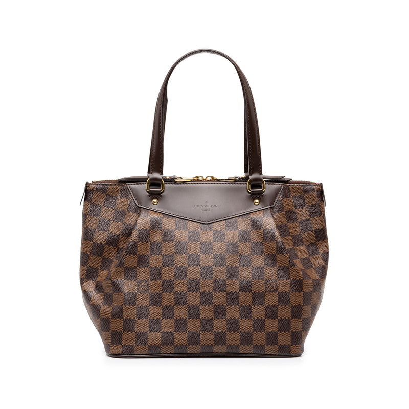 ルイ ヴィトン ダミエ ウェストミンスターPM ハンドバッグ N41102 ブラウン PVC レザー レディース LOUIS VUITTON 中古