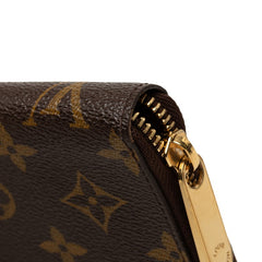 ルイ ヴィトン モノグラム ジッピーオーガナイザー 長財布 M60002 ブラウン PVC レザー レディース LOUIS VUITTON 中古