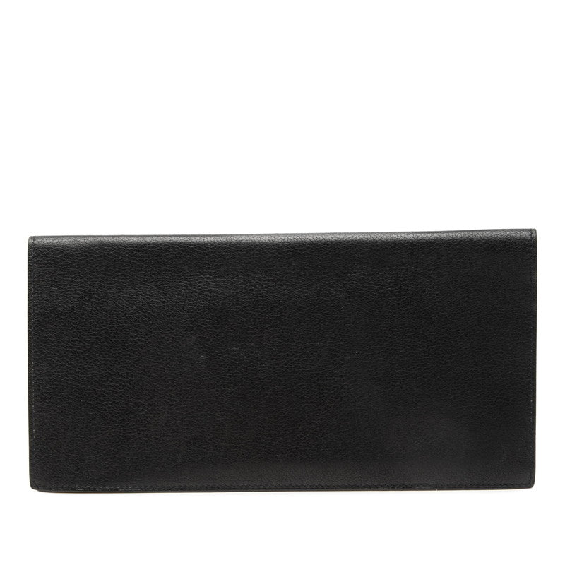 エルメス 札入れ ブラック レザー メンズ HERMES 【中古】