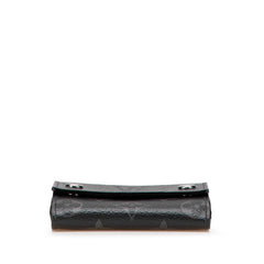 ルイ ヴィトン モノグラム エクリプス ディスカバリー コンパクトウォレット 三つ折り財布 M45417 グレー ブラック PVC レザー レディース LOUIS VUITTON 【中古】