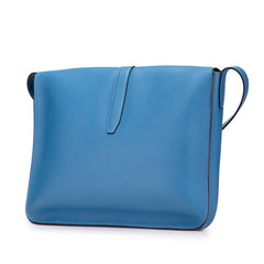 エルメス スティーブライト ショルダーバッグ アズール ライトブルー エバーカラー レディース HERMES 【中古】