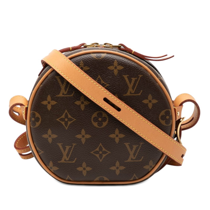 ルイ ヴィトン モノグラム ボワット シャポー スープルPM ショルダーバッグ M45578 ブラウン PVC レザー レディース LOUIS VUITTON 【中古】