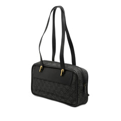 グッチ GGキャンバス ハンドバッグ 92729 ブラック キャンバス レザー レディース GUCCI 【中古】