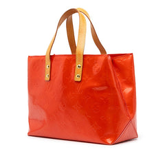ルイ ヴィトン モノグラム ヴェルニ リードPM ハンドバッグ M91088 ルージュ レッド エナメル レザー レディース LOUIS VUITTON 中古