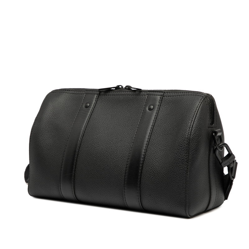 ルイ ヴィトン アエログラム シティー キーポル ショルダーバッグ M59255 ブラック レザー メンズ LOUIS VUITTON 【中古】