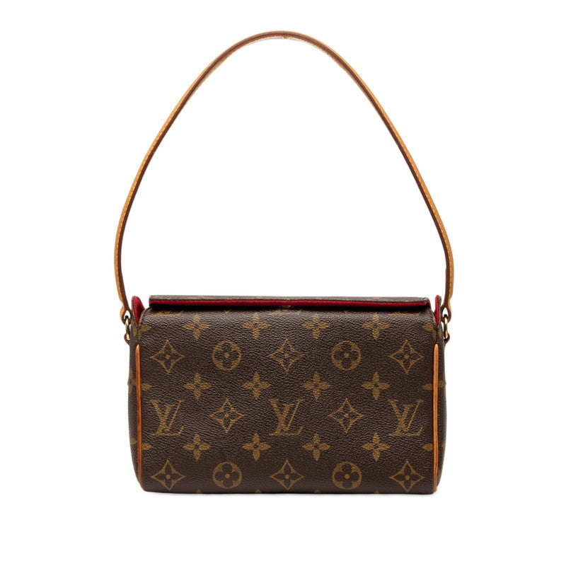 ルイ ヴィトン モノグラム レシタル ハンドバッグ M51900 ブラウン PVC レザー レディース LOUIS VUITTON 【中古】