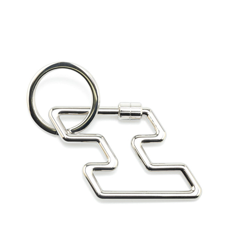 エルメス H トゥ スピード キーホルダー キーリング シルバー メタル レディース HERMES 【中古】