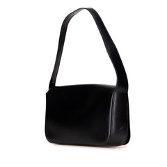 カルティエ パンテール ワンショルダーバッグ ブラック シルバー レザー レディース CARTIER 【中古】