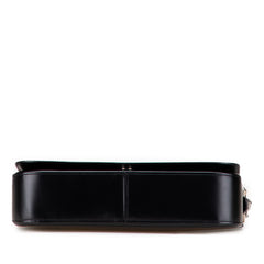 カルティエ パンテール ワンショルダーバッグ ブラック シルバー レザー レディース CARTIER 【中古】