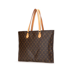 ルイ ヴィトン モノグラム オールインPM トートバッグ ショルダーバッグ M47028 ブラウン PVC レザー レディース LOUIS VUITTON 【中古】