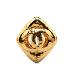 シャネル ヴィンテージ ココマーク ブローチ ゴールド メッキ レディース CHANEL 【中古】