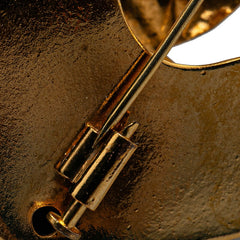 シャネル ヴィンテージ ココマーク ブローチ ゴールド メッキ レディース CHANEL 【中古】