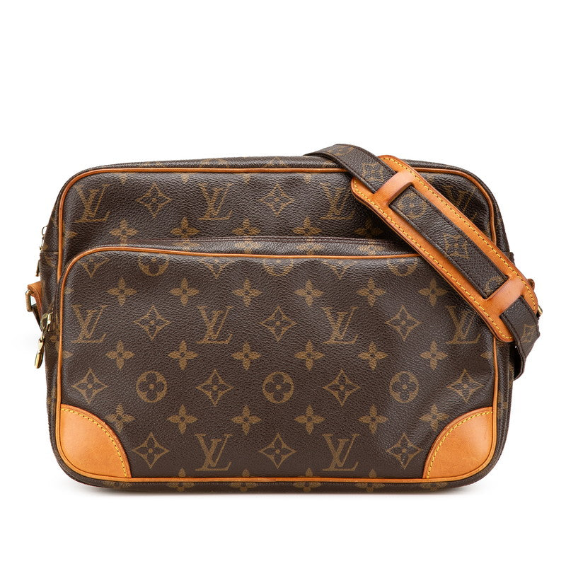 ルイ ヴィトン モノグラム ナイル 斜め掛け ショルダーバッグ M45244 ブラウン PVC レザー レディース LOUIS VUITTON 【中古】