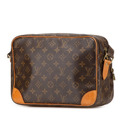 ルイ ヴィトン モノグラム ナイル 斜め掛け ショルダーバッグ M45244 ブラウン PVC レザー レディース LOUIS VUITTON 【中古】