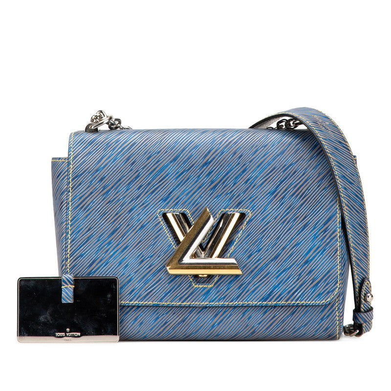ルイ ヴィトン エピ デニム ツイストMM チェーン ショルダーバッグ M50271 ブルー レザー レディース LOUIS VUITTON 【中古】