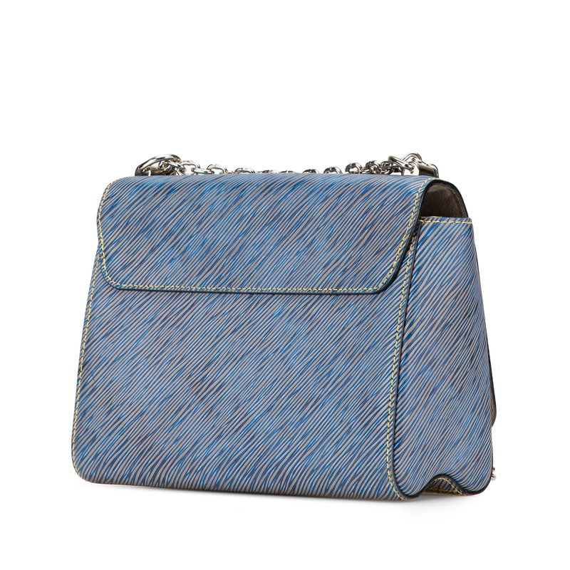 ルイ ヴィトン エピ デニム ツイストMM チェーン ショルダーバッグ M50271 ブルー レザー レディース LOUIS VUITTON 【中古】