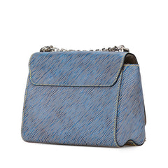 ルイ ヴィトン エピ デニム ツイストMM チェーン ショルダーバッグ M50271 ブルー レザー レディース LOUIS VUITTON 【中古】