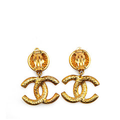シャネル ココマーク イヤリング ゴールド メッキ レディース CHANEL 【中古】