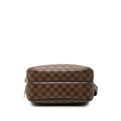 ルイ ヴィトン ダミエ リポーターPM 斜め掛け ショルダーバッグ N45253 ブラウン PVC レザー レディース LOUIS VUITTON 中古