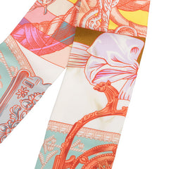 エルメス ツイリー Cavalleria d'Etriers カヴァッレリア・デトリエ スカーフ マルチカラー シルク レディース HERMES 【中古】