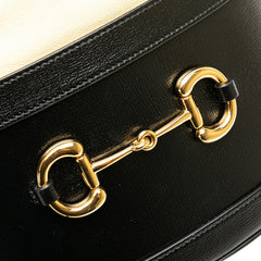 グッチ ホースビット ショルダーバッグ 602118 ブラック レザー レディース GUCCI 【中古】
