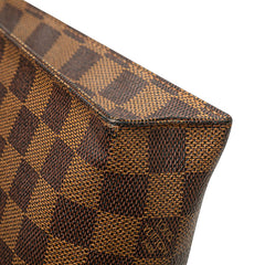 ルイ ヴィトン ダミエ ポッシュトワレット26 セカンドバッグ ポーチ N47543 ブラウン PVC レディース LOUIS VUITTON 【中古】